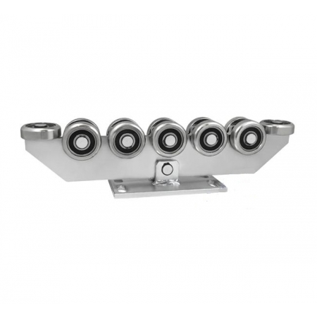 Wózek 12-rolkowy poliamid do profilu 80x80x5