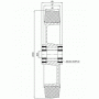 Koła aluminiowo-gumowe fi 250 mm - opona szara