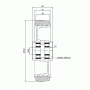 Koła aluminiowo-gumowe fi 180 mm do wózków paletowych