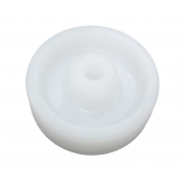 Koło tworzywowe - poliamidowe fi 80 (120kg) ł. ślizgowe ( otw. fi 12 )