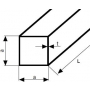 Profil zamknięty  20x20x1,5 -   2,0 mb